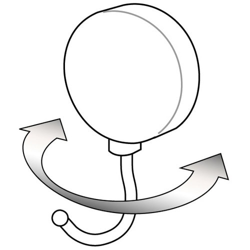 mitsuya スイングマグネットフック中 青 M