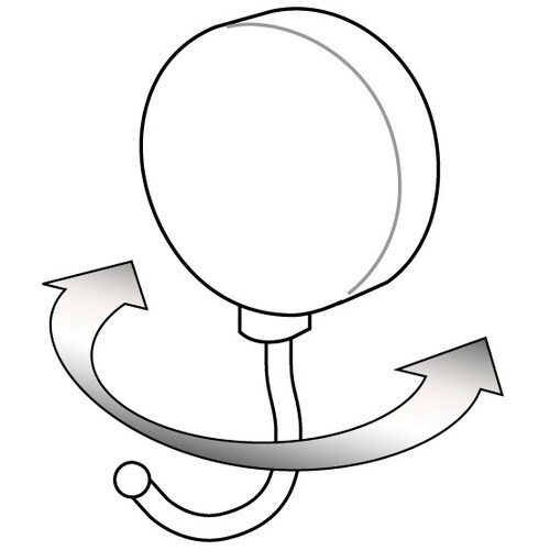 mitsuya スイングマグネットフック中 橙 M