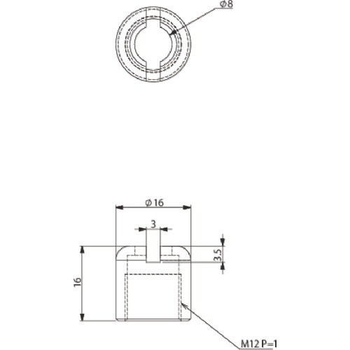 アインツ 押ボタンキャップ