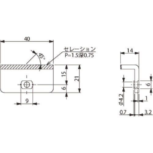 アインツ ツメ・L型・ミニシリンダー用