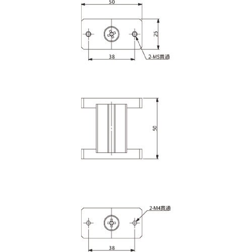 アインツ スペーサー・アルミ製・50H