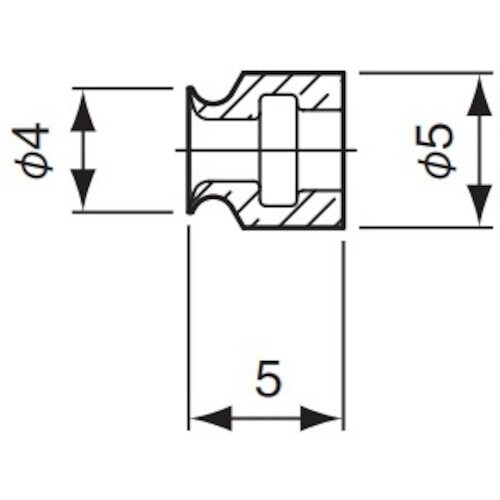 アインツ 吸着パット・埋込式・マイクロ・茶