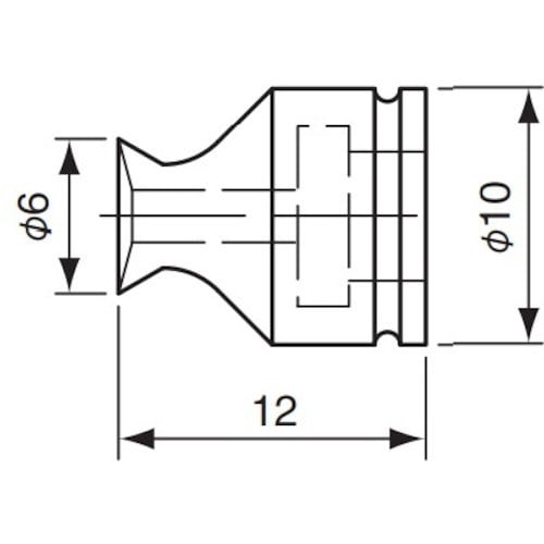 アインツ 吸着パッド・埋込式・シリコン・茶 パッド