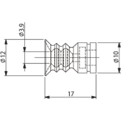 アインツ 吸着パッド・フリー・シリコン・茶