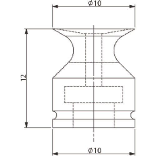 アインツ 吸着パット・埋込式・ニトリル・緑 パッド