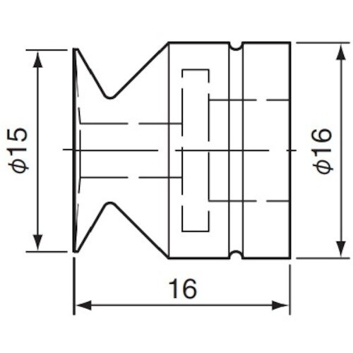 アインツ 吸着パッド・埋込式・シリコン・茶 パッド