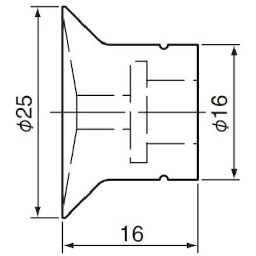 アインツ 吸着パッド・埋込式・シリコン・茶 パッド