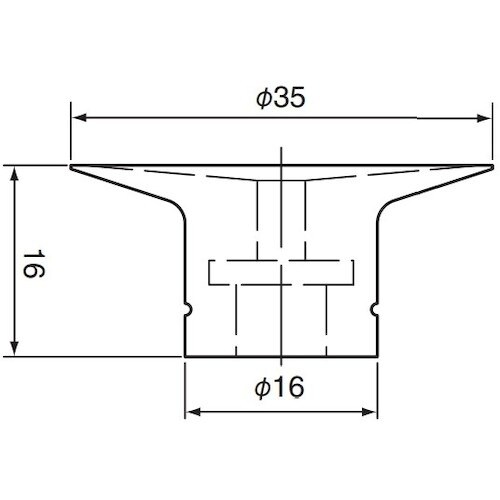 アインツ 吸着パッド・埋込式・シリコン・茶 パッド