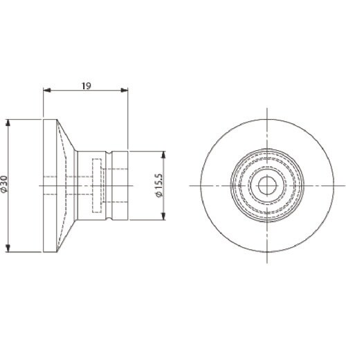 アインツ 吸着パッド・スポンジ付・シリコン・茶