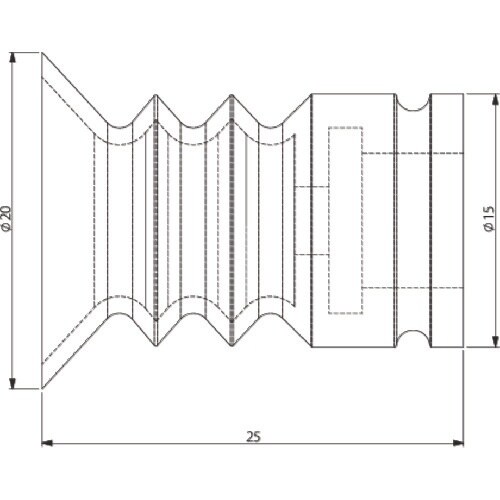 アインツ ロボットハンド用パーツ 吸着パッド・フリ