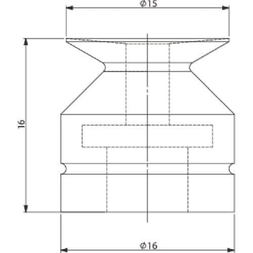 アインツ 吸着パット・埋込式・ニトリル・緑 パッド