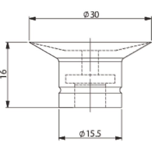 アインツ 吸着パット・埋込式・ニトリル・緑 パッド
