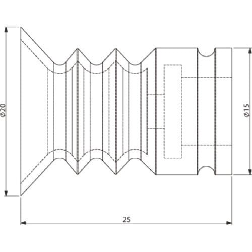 アインツ ロボットハンド用パーツ 吸着パッド・フリ