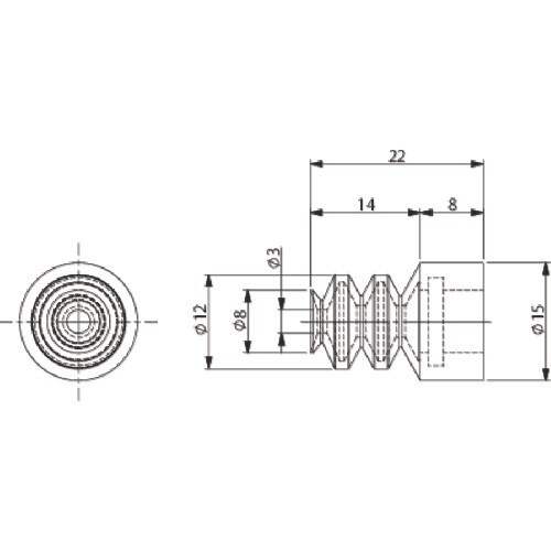 アインツ ロボットハンド用パーツ 吸着パッド・TR