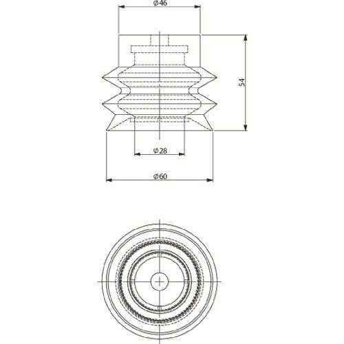 アインツ 吸着パッド・ビス止・フリー・シリコン茶