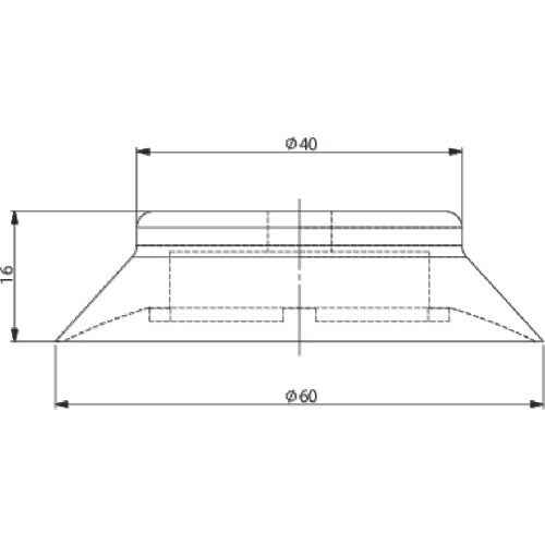 アインツ 吸着パッド・ビス止式・ニトリル・緑