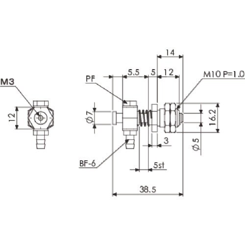 アインツ 吸着金具・ミニ用 トリツケセツゾクM10