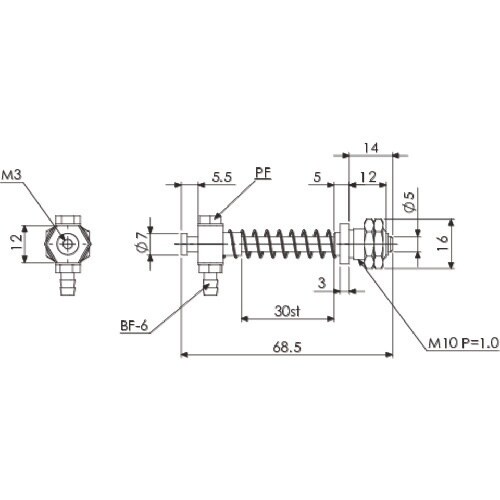 アインツ 吸着金具・ミニ用 トリツケセツゾクM10