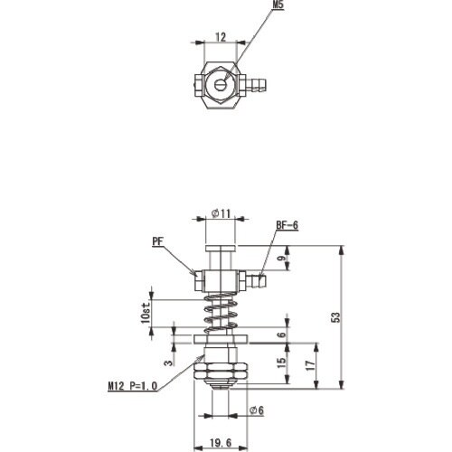 アインツ 吸着金具・スモール用(M5)