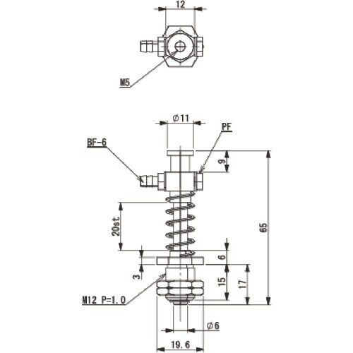 アインツ 吸着金具・スモール用(M5)