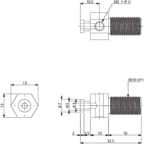 アインツ 吸着金具・固定式・ミニ用