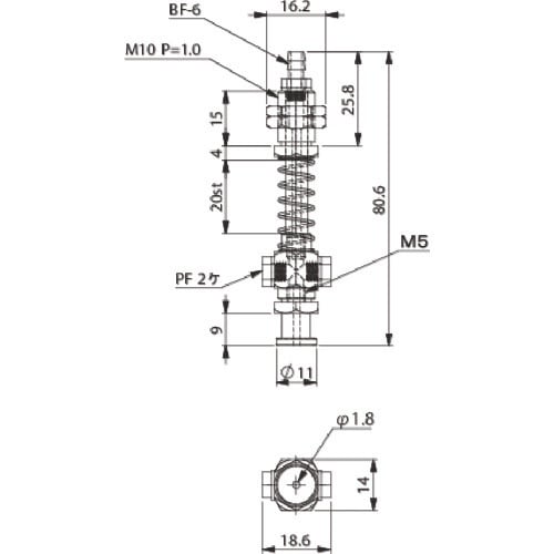 アインツ 吸着金具・回止式・スモール用