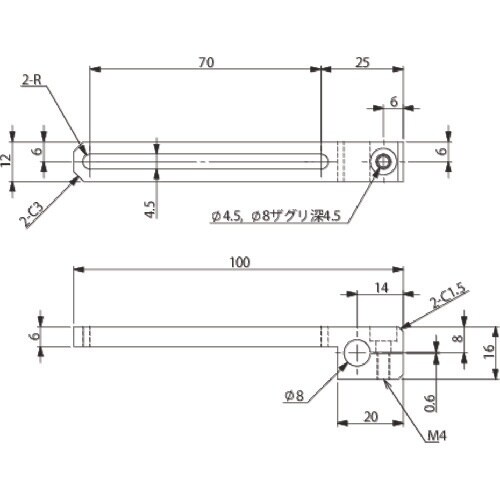 アインツ スライド70BKT・T・φ8