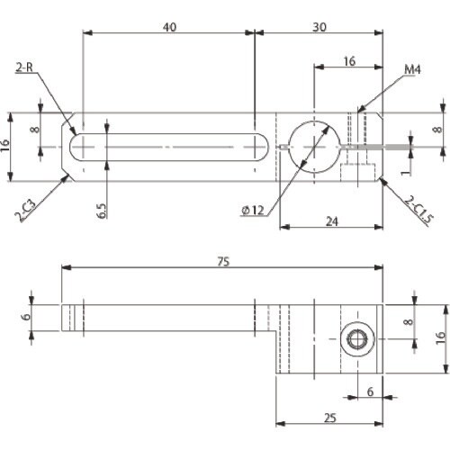 アインツ スライド40BKT・W・φ12