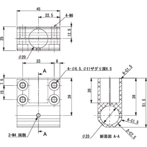 アインツ ティーコネクター#2・φ20φ20