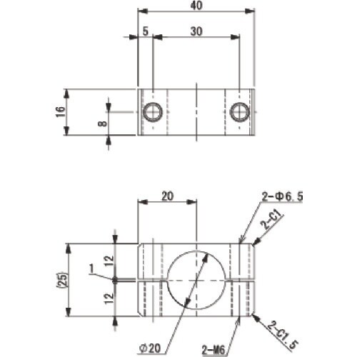 アインツ スライドBKT・W・φ20
