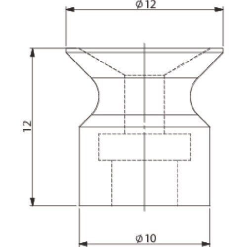 アインツ 吸着パット・埋込式・ウレタン・乳白 パッ