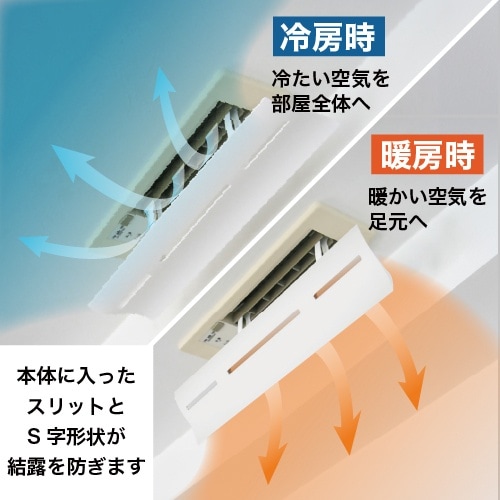 DAIAN エアーウイング スリット ホワイト 1