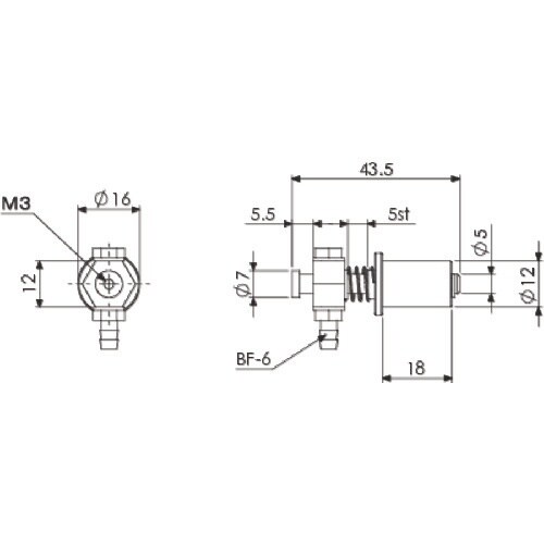 アインツ 吸着金具・ミニ用 トリツケセツゾクφ12