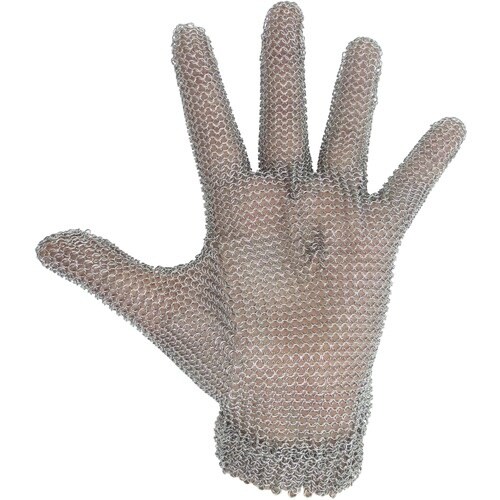 ミドリ安全 ステンレス製 耐切創クサリ手袋 5本指