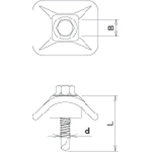 DAIDОHANT 波板専用ビス ポリカ座金 鉄下