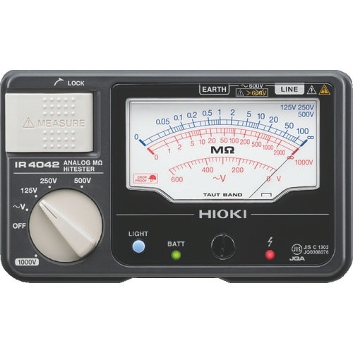 HIOKI アナログ絶縁抵抗計(4レンジ) IR4