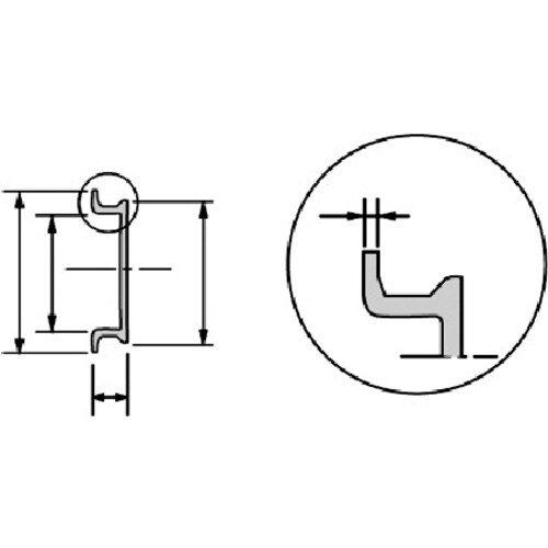 JAPPY DINレール 1000×35×7.5×
