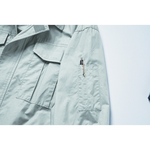 空調服 綿薄手ワークウエアのみ モスグリーン S