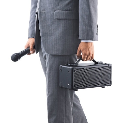 SANWA ワイヤレスマイク付き拡声器スピーカー