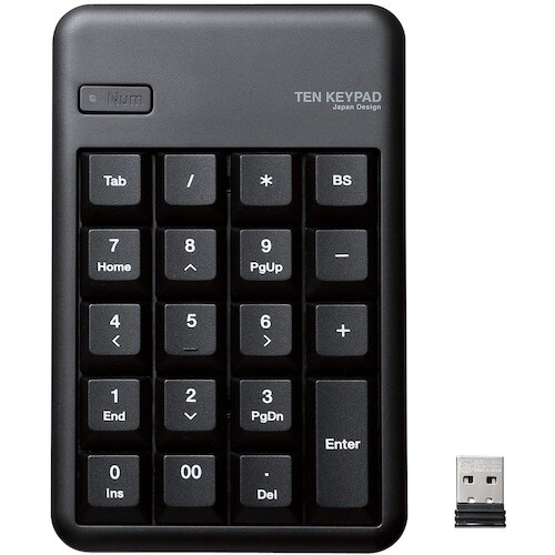 ELECOM 2.4GHzワイヤレステンキーパッド