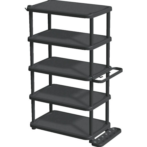 TENMA PRXくつ置けるん棚 5段ワイド