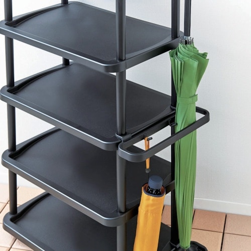 TENMA PRXくつ置けるん棚 5段ワイド