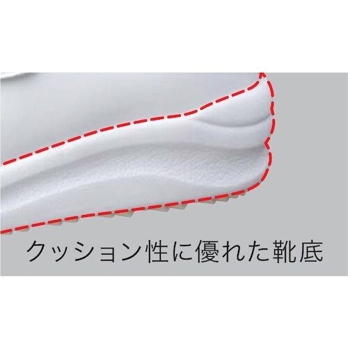 ミドリ安全 粉職場専用先芯入り耐滑作業靴 コナグリ