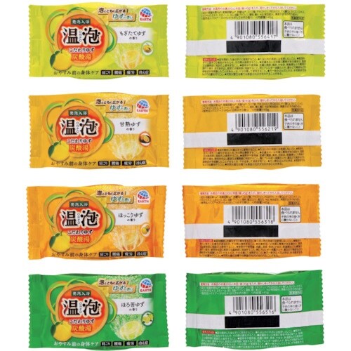 アース 温泡 ONPO こだわりゆず 炭酸湯 20