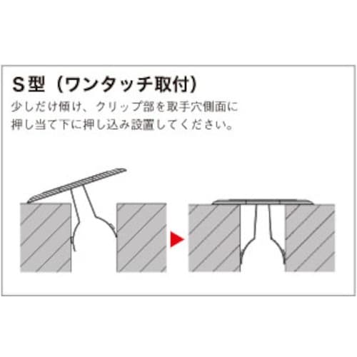 Hoshin 溝蓋キャップ S型(鉄製)