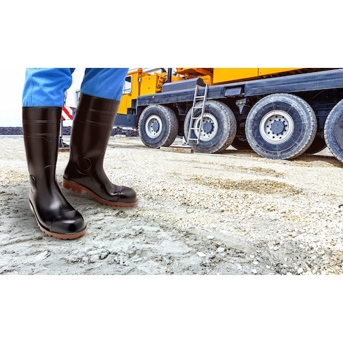 ミドリ安全 耐油・耐薬 安全長靴 ワークエース N