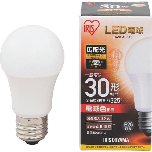 IRIS 567944 LED電球 E26広配光タ