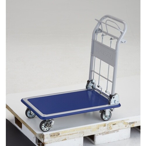 TRUSCO プレス製台車 ドンキーカート 折畳