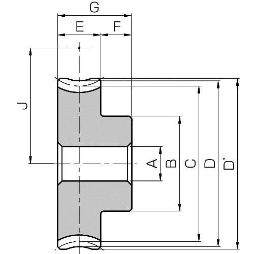 KHK ウォームホイールAG1.5−60R1