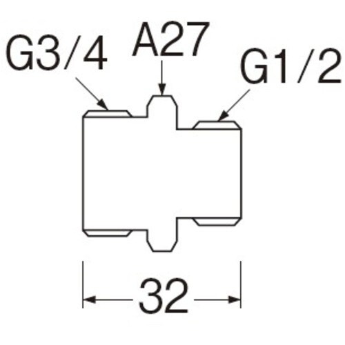 SANEI 異径ニップル